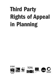 Third party rights of appeal in planning