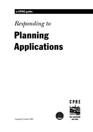 Responding to planning applications - a CPRE guide