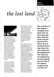 Lost land - East Anglia