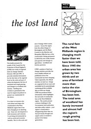 Lost land - West Midlands