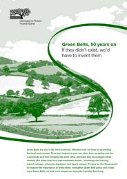 Green belts, 50 years on - if they didn't exist, we'd have to invent them