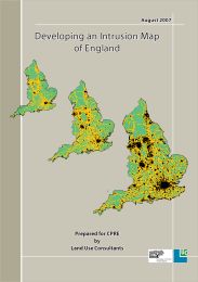 Developing an intrusion map of England
