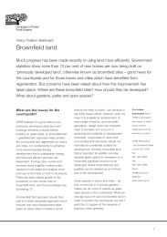 Brownfield land
