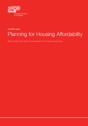 Planning for housing affordability