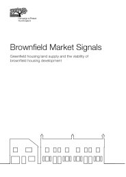 Brownfield market signals - greenfield housing land supply and the viability of brownfield housing development