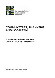 Communities, planning and localism