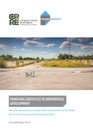 Removing obstacles to brownfield development - how Government can work with communities to facilitate the re-use of previously developed land