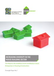 Increasing diversity in the house building sector - the need to re-establish small and medium sized enterprises in housing construction