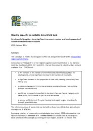 Housing capacity on suitable brownfield land