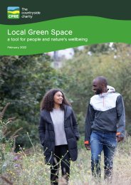 Local Green Space. A tool for people and nature's wellbeing