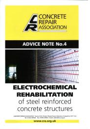 Electrochemical rehabilitation of steel reinforced concrete structures
