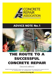 Route to a successful concrete repair. 2nd edition