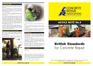 British Standards for concrete repair