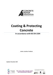 Coating and protecting concrete: in accordance with BS EN 1504