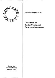 Guidance on radar testing of concrete structures