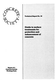 Guide to surface treatments for protection and enhancement of concrete