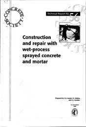 Construction repair with wet-process sprayed concrete and mortar