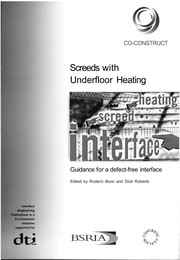 Screeds with underfloor heating: guidance for a defect-free interface