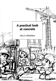 Practical look at concrete