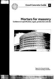 Mortars for masonry. Guidance on specification, types, production and use