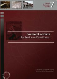 Foamed concrete: application and specification