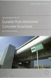 Durable post-tensioned concrete structures