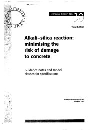 Alkali-silica reaction: minimising the risk of damage to concrete. Guidance notes and model specification clauses. 3rd edition (includes amendment No. 1, 1999)