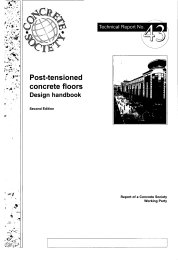 Post-tensioned concrete floors - Design handbook. 2nd edition (includes addendum No. 2, November 2007 (incorporating addendum No. 1))