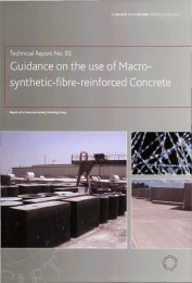 Guidance on the use of macro-synthetic-fibre-reinforced concrete (includes amendment No. 1 Oct 2007)