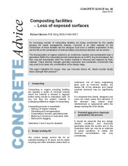Composting facilities - loss of exposed surfaces