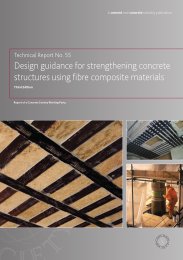 Design guidance for strengthening concrete structures using fibre composite materials. 3rd edition (includes Amendment No. 1 dated October 2013)
