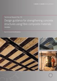 Design guidance for strengthening concrete structures using fibre