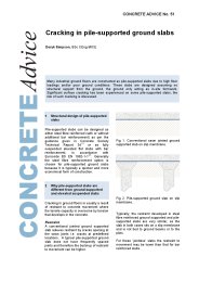 Cracking in pile-supported ground slabs