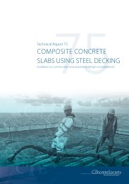 Composite concrete slabs using steel decking: guidance on construction and associated design considerations