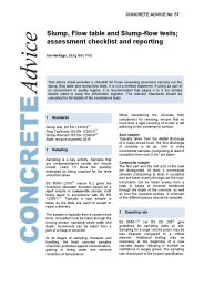 Slump, flow table and slump-flow tests: assessment checklist and reporting