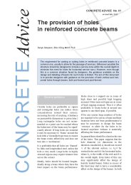 Provision of holes in reinforced concrete beams - The Construction ...