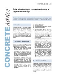 Axial shortening of concrete columns in high-rise buildings