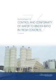 Control and conformity of water to binder ratio in fresh concrete