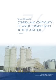 Control and conformity of water to binder ratio in fresh concrete