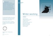 Winter working