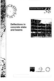 Deflections in concrete slabs and beams (Includes amendments dated July and December 2008, and January 2019)