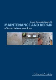 Maintenance and repair of industrial concrete floors
