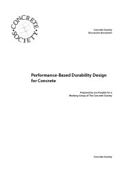 Discussion document. Performance-based durability design for concrete