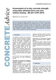 Assessment of in-situ concrete strength using data obtained from core and indirect testing - BS EN 13791:2019