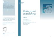 Making-good and finishing