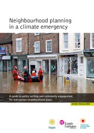 Neighbourhood planning in a climate emergency. A guide to policy writing and community engagement for low-carbon neighbourhood plans. 3rd edition