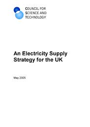 An electricity supply strategy for the UK