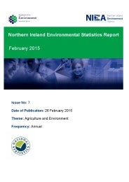 Northern Ireland environmental statistics report. February 2015