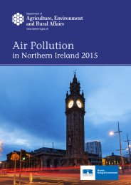 Air pollution in Northern Ireland 2015
