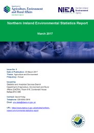 Northern Ireland environmental statistics report. March 2017